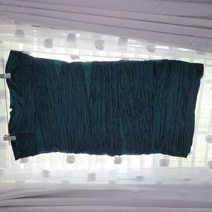 EMERALD green Min Off the shoulder party dress